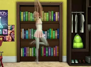 dexter boldly uses x-ray glasses to strip everyone naked in intense hentai scenes - sims 4