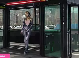 oh wow, hentai girl masturbates with toys on way home, flashing big bubble butt!