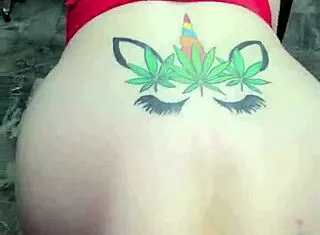 anastasia rain gets her tattooed pussy fucked homemade