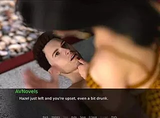 Detailed nursing back to pleasure in hentai anime game 175.