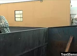 Dude Gets Tempted By Shemale's Asshole In Crossdressing Encounter