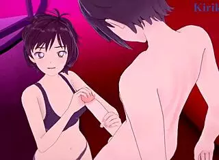 Masumi Sera and Momiji Ooka in Detective Conan Hentai Adventure