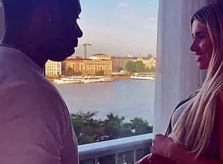 Blonde Roommate Caught Spanking and Cheating with Boyfriend's Best Friend