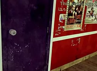 eris gives a blowjob at the gym in this see-through fantasy hentai