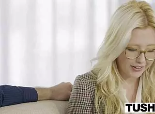 is this your first anal, samantha rone? let's see how you take it