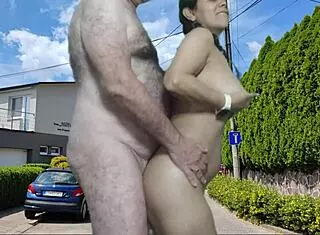 hot public striptease with agarabas and olpr