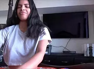 Skater step sister maya farrell fucks little step brother in pov scene.