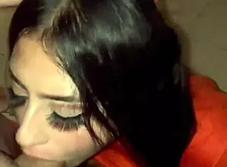 Romantic sex with a sexy Colombian woman by candlelight, ending in cumshot