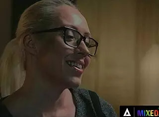 busty beauty christina shine fingers her pussy in lingerie