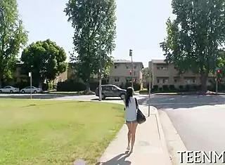 Sampling tight teen Mia Hurley's pot in rough doggystyle action. Can't get enough! 😈