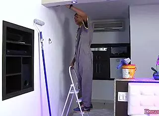 Tgirl Nicolly Pantoja Seduces House Painter