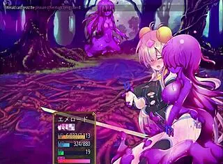 quarta knight emerald bound in bondage game with big tits