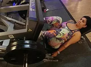 I trained at the gym without panties and got bent over.