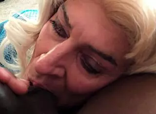 tiffany feels ecstasy sucking huge black cock pov