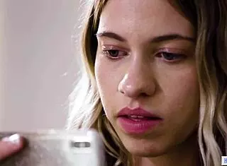 Teen Lesbian Tricked by Spoiled Bitch into Muff Diving