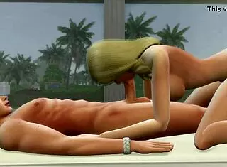 massage table lovers in sims 4 hentai