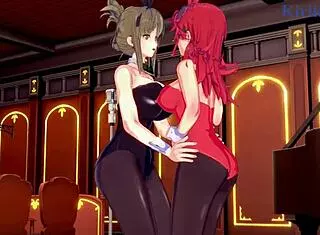 Festenia Muse And Chitose Kisaragi Engage In Intense Lesbian Play