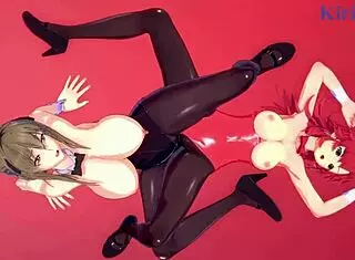 Festenia Muse And Chitose Kisaragi Engage In Intense Lesbian Play