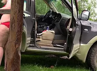 Voyeur Spies On Mature Lesbians Making Porn With Big Ass