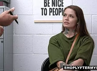 beautiful tattooed milf vanessa vega fucked after caught shoplifting!