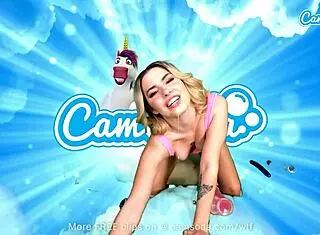 petite blonde teen 18+ cums hard during vr masturbation session 😊