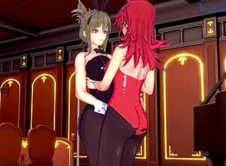Festenia Muse And Chitose Kisaragi Engage In Intense Lesbian Play