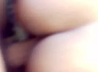 The girl is fucking in the mountain with her partner, enjoying the wild outdoors