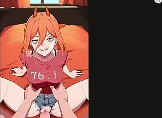 Ohh, my waifu gets a missionary creampie POV? So cute!