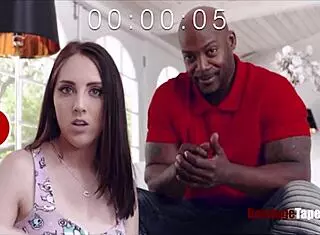 Babe rides monster cock in rough cowgirl