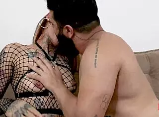 Woman Sex Machine Fucks Horny Ass and Squirts