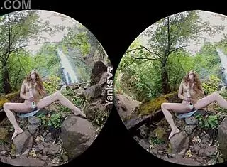 Erotic Yanks beauty Endza teases her pussy in VR solo