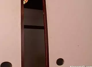 Japanese girl masturbates her pussy nude