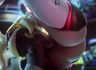 i watched d.va mercy and widowmaker doin a lesbian defloration