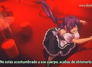 This hentai ghost girl turns a man into a woman and fucks her hard.