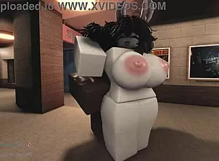 bunny bounces in pov creampie