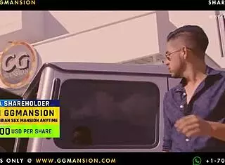 girls on knees fingering each other in steamy lesbian scene