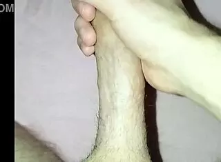 This Young Amateur's Solo Dick Massage Is So Hot