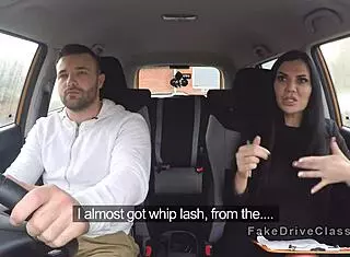 Big Tits Examiner Fucks Muscled Guy