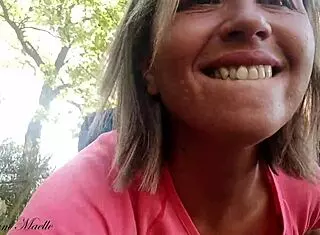 Maelle, You're Getting Powerfucked Doggystyle Outdoors With A Huge Creampie!