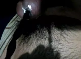 Shemale's Big Cock Cumshot with Sounding