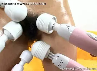 Busty Asian Akimi Masturbates With Toys, Focusing On Her Big Tits And Japanese Heritage