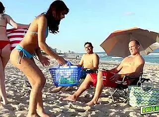 Daddies Stuff Teens with Massive Cocks in Wild Group