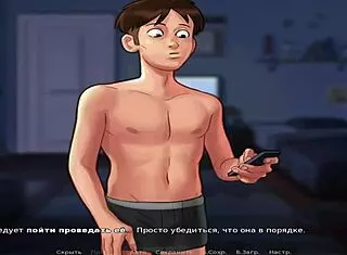 Summertime Saga - BDSM Scene Where She Gets Tied Up