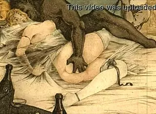 Deep Feelings in Vintage Erotic Illustration Art