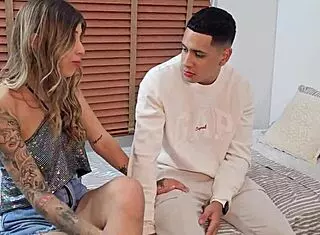 follando hard with my boyfriend and the airbnb owner in part 1.