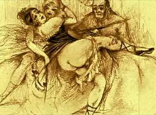 Deep Feelings in Vintage Erotic Illustration Art