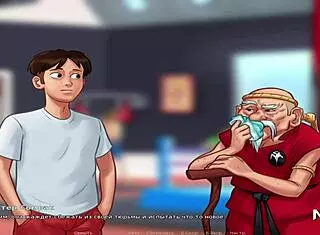 Summertime Saga - BDSM Scene Where She Gets Tied Up