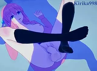 Hitori experiences intense emotions during sex in Bocchi the Rock hentai