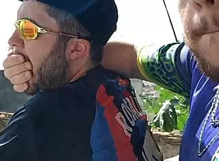 Back in the day, I fucked the chubby young guy on the rooftop with the whole neighborhood watching, bareback anal cumshot