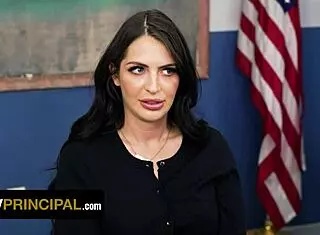 perv principal - thick hot stepmom with huge natural tits alexa payne gets her girl out of trouble